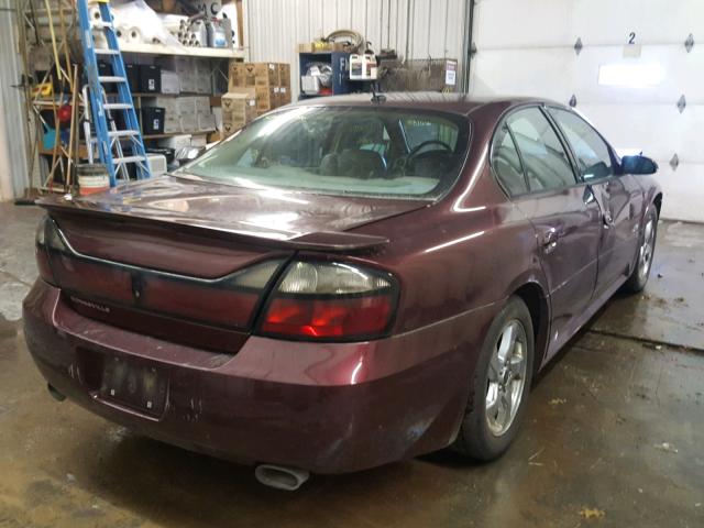 1G2HY52K75U163188 - 2005 PONTIAC BONNEVILLE MAROON photo 4