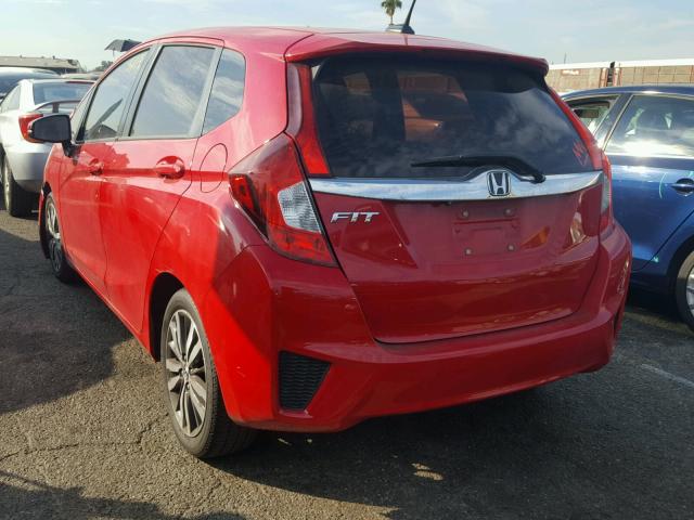 3HGGK5H82FM768859 - 2015 HONDA FIT EX RED photo 3