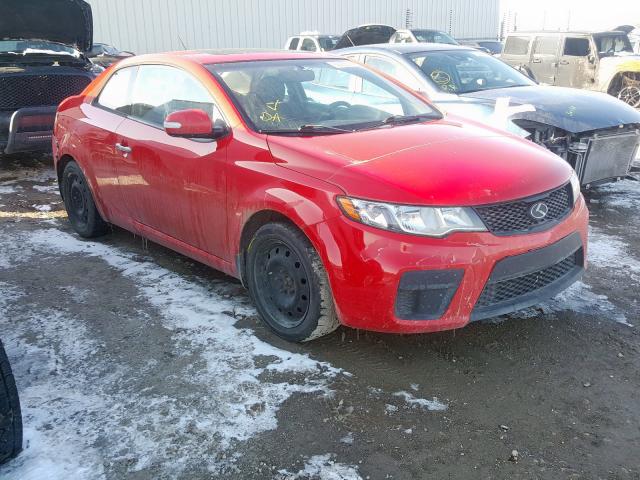 KNAFU6A24A5160224 - 2010 KIA FORTE EX RED photo 1