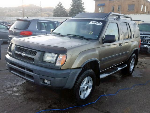 5N1ED28Y51C554498 - 2001 NISSAN XTERRA XE GREEN photo 2