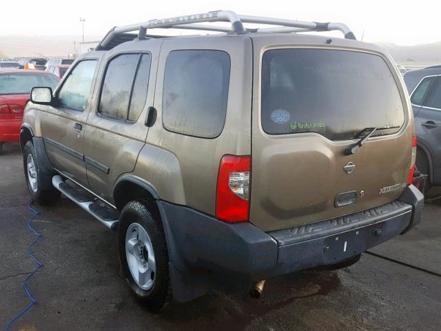 5N1ED28Y51C554498 - 2001 NISSAN XTERRA XE GREEN photo 3