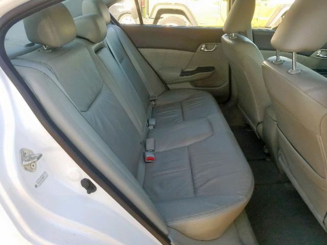19XFB2F92CE308949 - 2012 HONDA CIVIC EXL WHITE photo 6