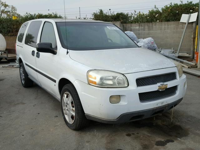 1GNDV231X7D106890 - 2007 CHEVROLET UPLANDER L WHITE photo 1