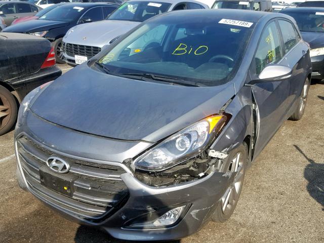 KMHD35LH7GU316260 - 2016 HYUNDAI ELANTRA GT GRAY photo 2