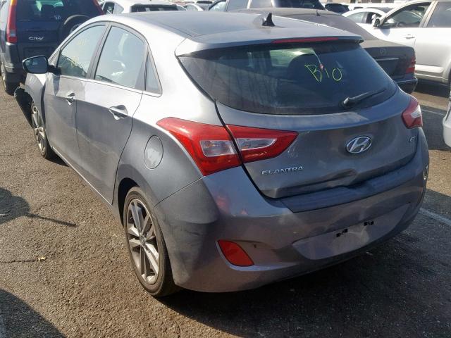 KMHD35LH7GU316260 - 2016 HYUNDAI ELANTRA GT GRAY photo 3