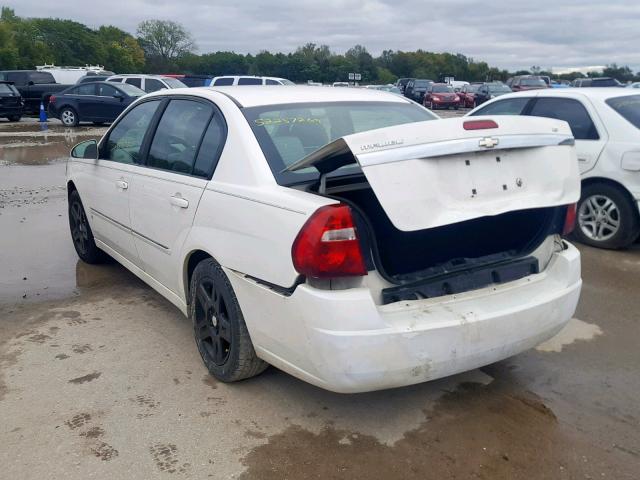 1G1ZT51F56F176071 - 2006 CHEVROLET MALIBU LT WHITE photo 3