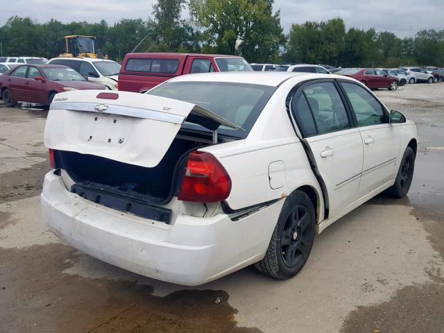 1G1ZT51F56F176071 - 2006 CHEVROLET MALIBU LT WHITE photo 4