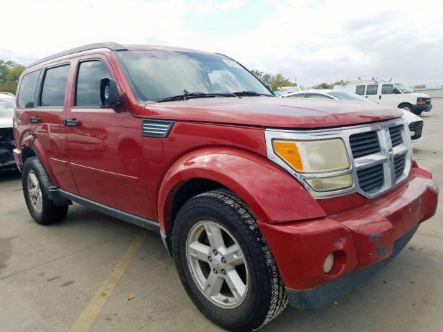 1D8GT58K08W163878 - 2008 DODGE NITRO SLT RED photo 1