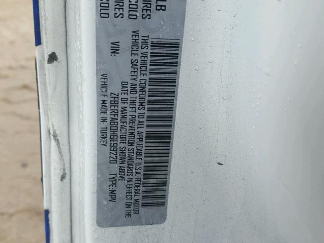 ZFBERFAB0H6E99220 - 2017 RAM PROMASTER 蓝色 照片 10