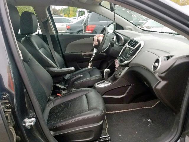 1G1JF5SB3K4126484 - 2019 CHEVROLET SONIC PREM GRAY photo 5