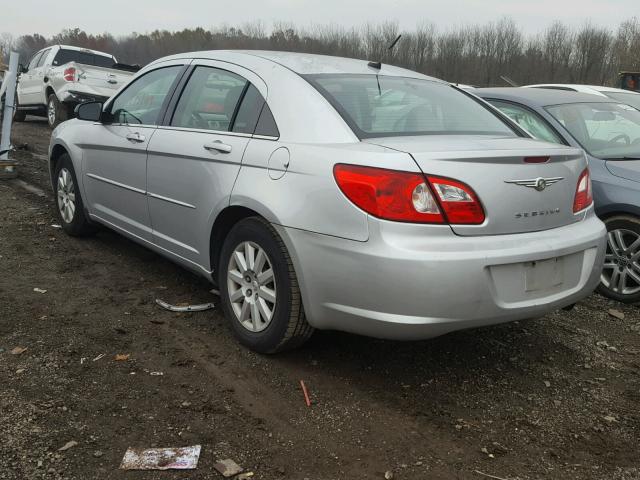 1C3LC46K48N204856 - 2008 CHRYSLER SEBRING LX SILVER photo 3