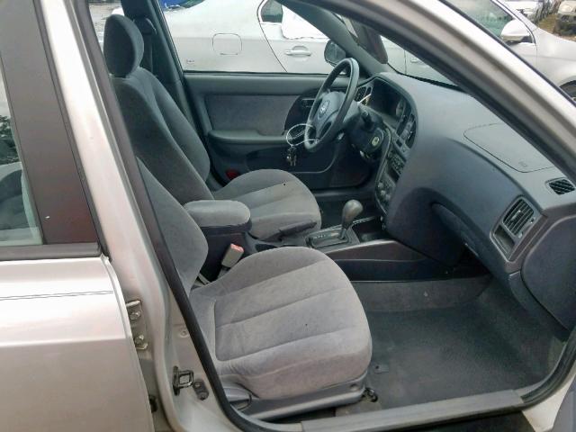 KMHDN46D05U964128 - 2005 HYUNDAI ELANTRA GL SILVER photo 5