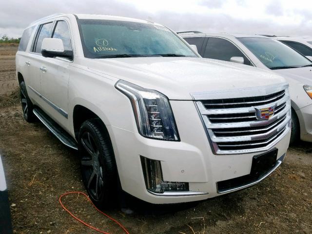 1GYS3SKJ4FR732177 - 2015 CADILLAC ESCALADE E WHITE photo 1