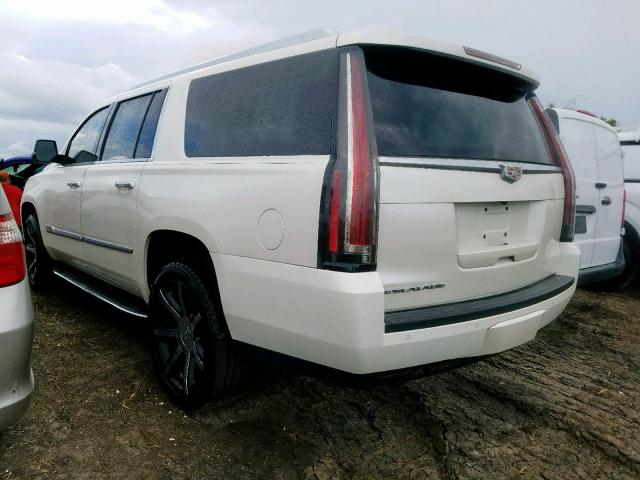 1GYS3SKJ4FR732177 - 2015 CADILLAC ESCALADE E WHITE photo 3