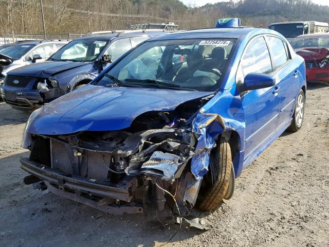 3N1AB61E59L663353 - 2009 NISSAN SENTRA 2.0 BLUE photo 2