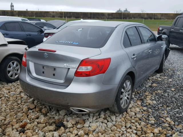 JS2RE9A3XA6101394 - 2010 SUZUKI KIZASHI SE GRAY photo 4