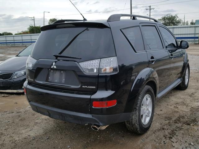 JA4LS21W39Z011552 - 2009 MITSUBISHI OUTLANDER BLACK photo 4