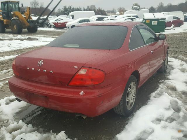 19UYA42621A009546 - 2001 ACURA 3.2CL TYPE RED photo 4