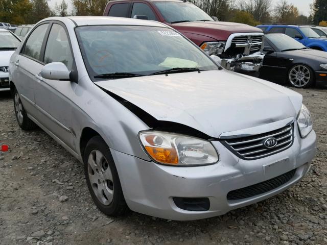 KNAFE122985554021 - 2008 KIA SPECTRA EX SILVER photo 1