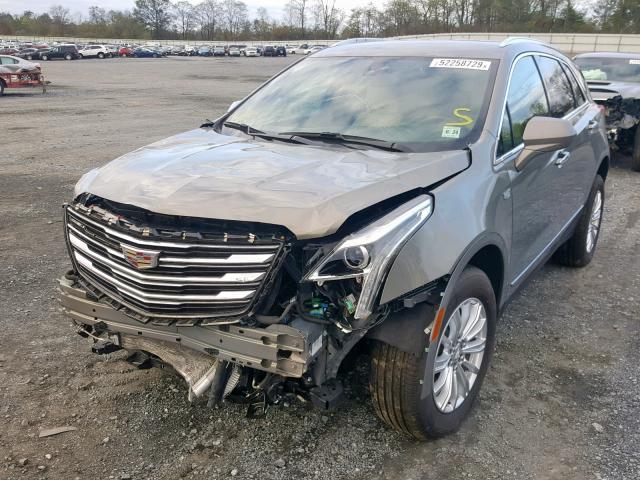 1GYKNBRS8KZ108840 - 2019 CADILLAC XT5 GRAY photo 2