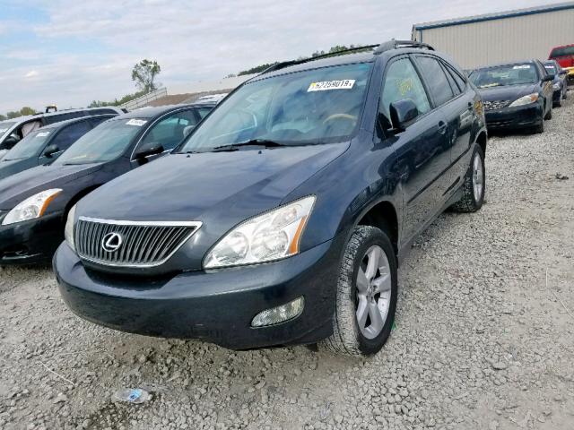 2T2GK31U07C003956 - 2007 LEXUS RX 350 GRAY photo 2