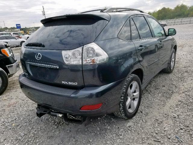 2T2GK31U07C003956 - 2007 LEXUS RX 350 GRAY photo 4