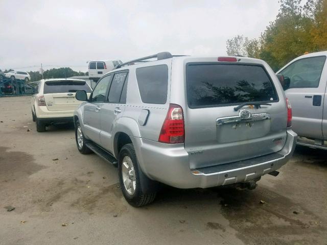 JTEZU14R768041449 - 2006 TOYOTA 4RUNNER SR SILVER photo 3