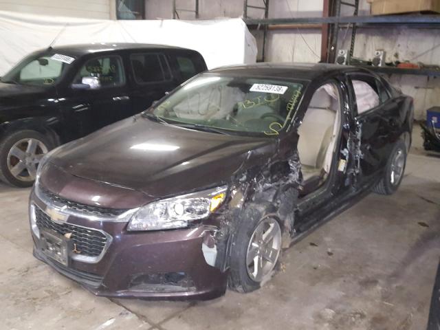 1G11C5SL3FF247947 - 2015 CHEVROLET MALIBU 1LT 勃艮第红 照片 2