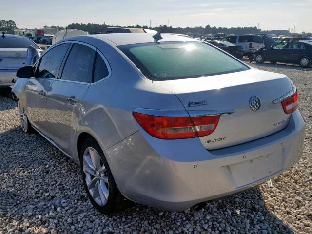 1G4PR5SK8E4192585 - 2014 BUICK VERANO CON SILVER photo 3