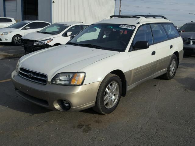 4S3BH6650Y7660761 - 2000 SUBARU LEGACY OUT WHITE photo 2