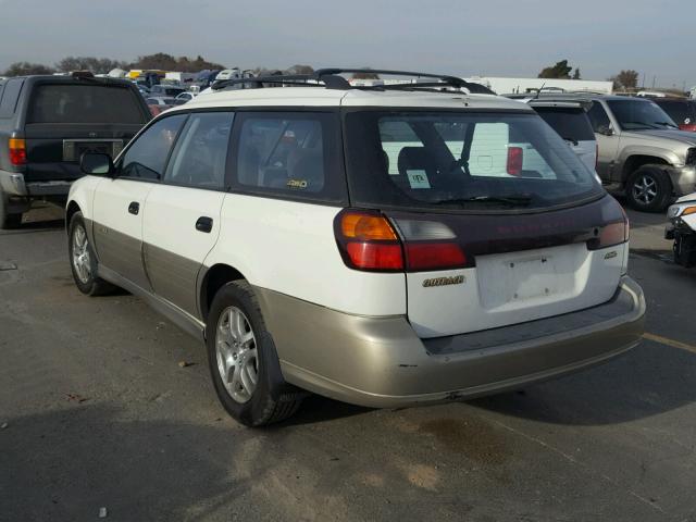 4S3BH6650Y7660761 - 2000 SUBARU LEGACY OUT WHITE photo 3