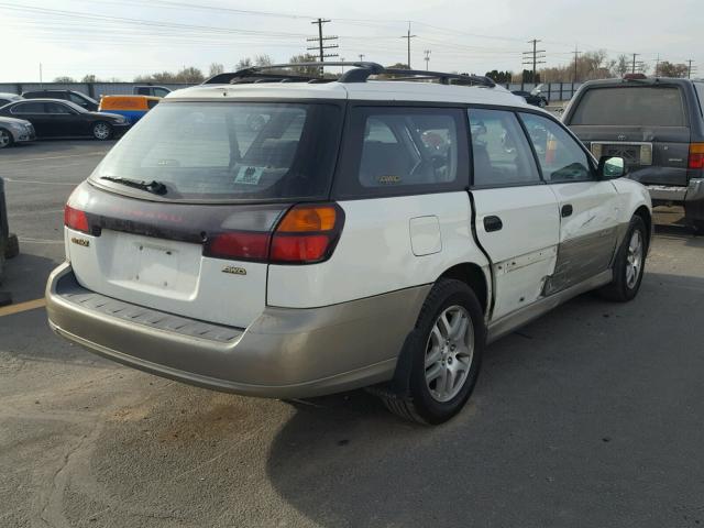 4S3BH6650Y7660761 - 2000 SUBARU LEGACY OUT WHITE photo 4