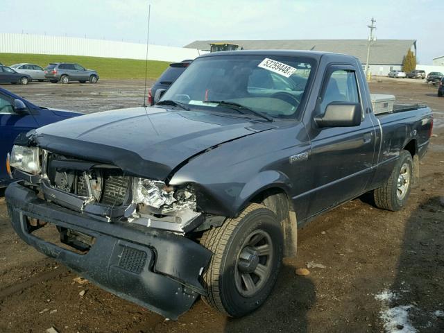 1FTYR10D57PA96419 - 2007 FORD RANGER GRAY photo 2