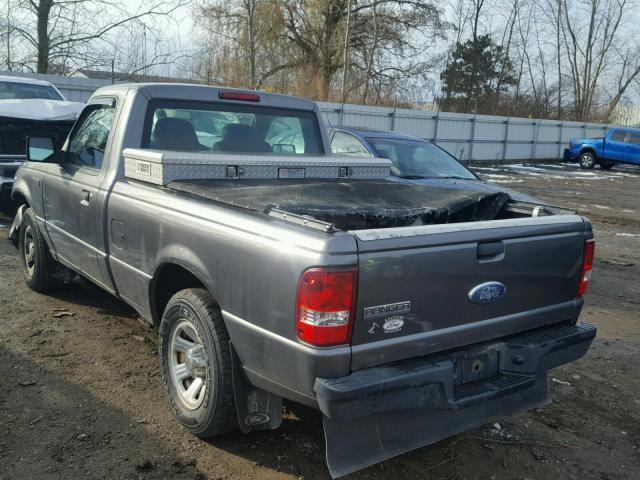 1FTYR10D57PA96419 - 2007 FORD RANGER GRAY photo 3