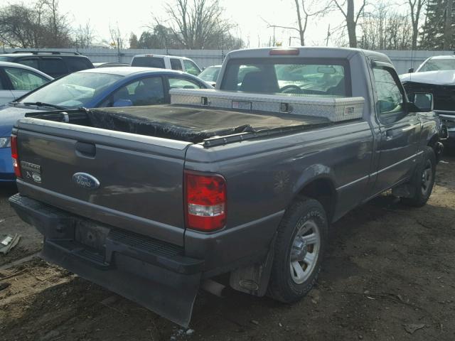 1FTYR10D57PA96419 - 2007 FORD RANGER GRAY photo 4