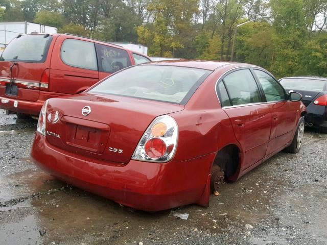 1N4AL11D34C185917 - 2004 NISSAN ALTIMA BAS RED photo 4