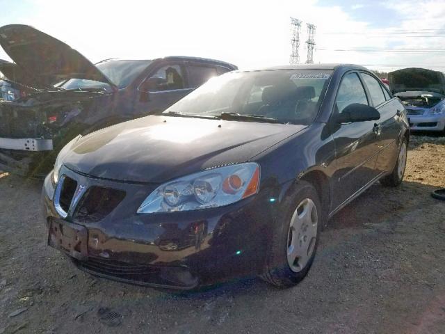 1G2ZF58B974194947 - 2007 PONTIAC G6 VALUE L BLACK photo 2