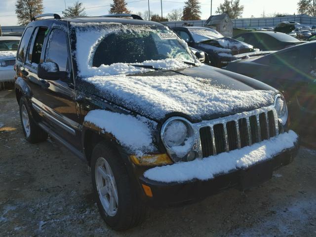 1J4GL58K26W187573 - 2006 JEEP LIBERTY LI BLACK photo 1