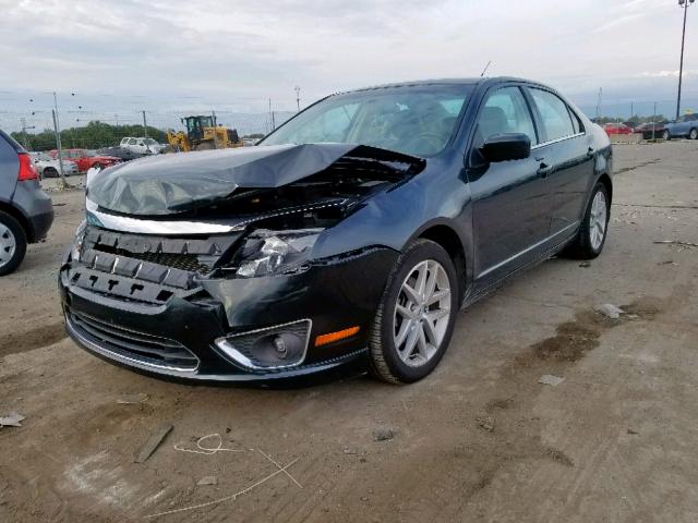 3FAHP0CG4AR137568 - 2010 FORD FUSION SEL BLACK photo 2