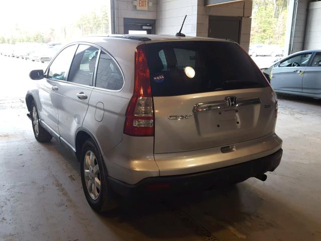 5J6RE48749L005466 - 2009 HONDA CR-V EXL SILVER photo 3