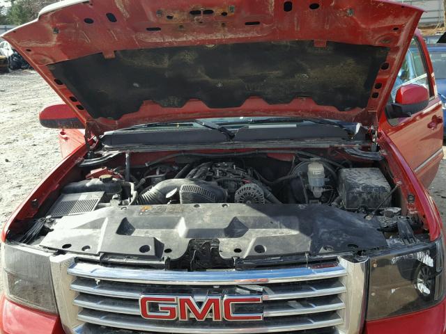 3GTP2VE20BG238574 - 2011 GMC SIERRA K15 RED photo 7