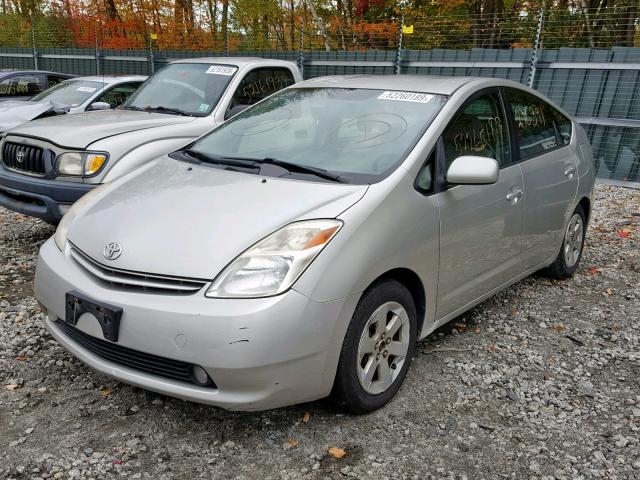 JTDKB20U953007939 - 2005 TOYOTA PRIUS SILVER photo 2