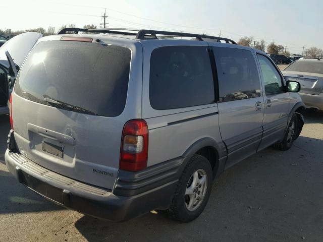 1GMDX03EX1D297692 - 2001 PONTIAC MONTANA SILVER photo 4