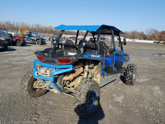 3NSVFE990FF366729 - 2015 POLARIS RZR XP 4 1 BLUE photo 4