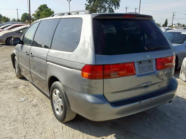 2HKRL1868YH536237 - 2000 HONDA ODYSSEY EX GRAY photo 3