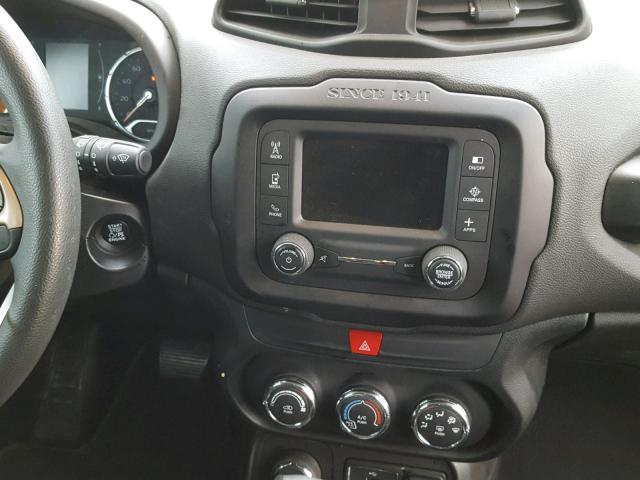 ZACCJBAB5HPF97383 - 2017 JEEP RENEGADE S მწვანე ფოტო 9