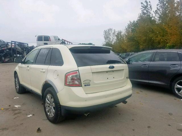 2FMDK49C27BB39471 - 2007 FORD EDGE SEL P WHITE photo 3