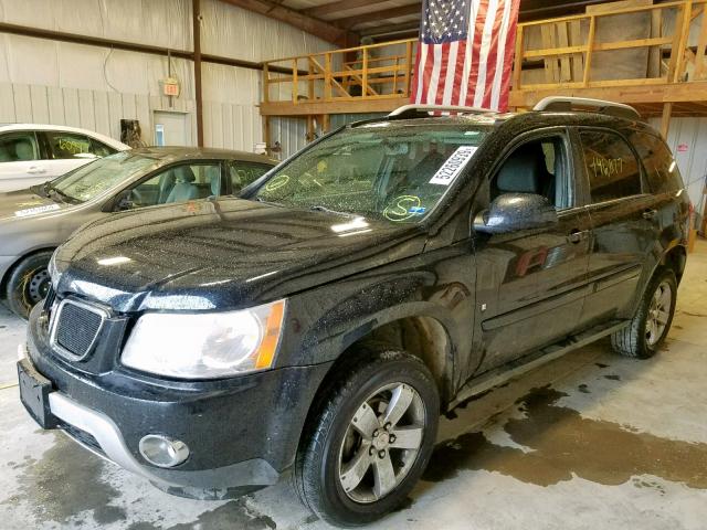 2CKDL63F976001542 - 2007 PONTIAC TORRENT BLACK photo 2