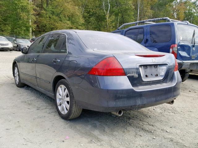 1HGCM664X7A077947 - 2007 HONDA ACCORD SE GRAY photo 3