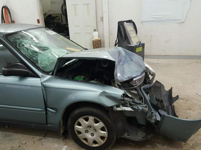 2HGEJ6610YH549065 - 2000 HONDA CIVIC BASE Mavi foto 9